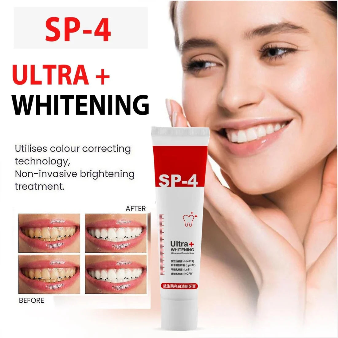 Sp-4 Ultra+ Teeth Whitening Toothpaste - Limited Stock π¨