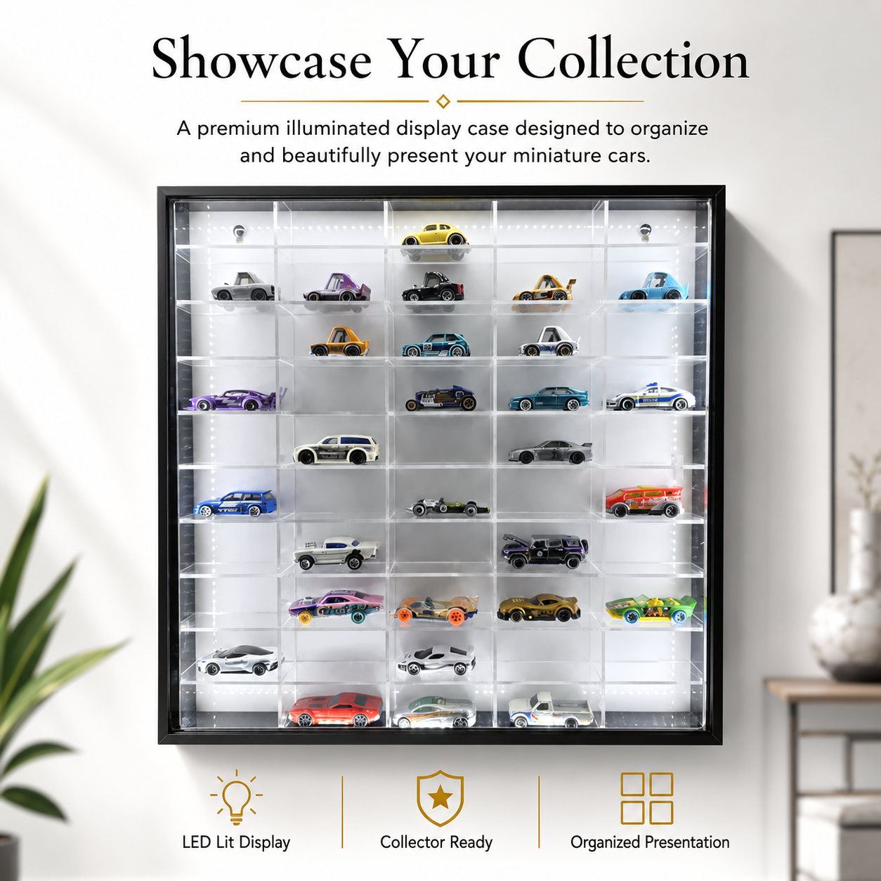 50 Compartments Display - LED
