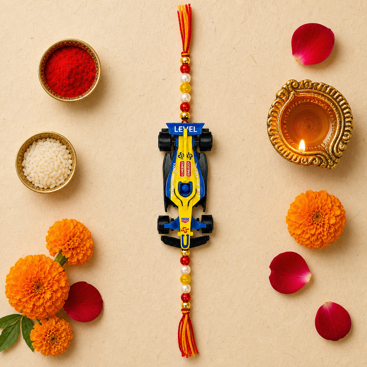 F1 Car Rakhi – Premium Racing Collection