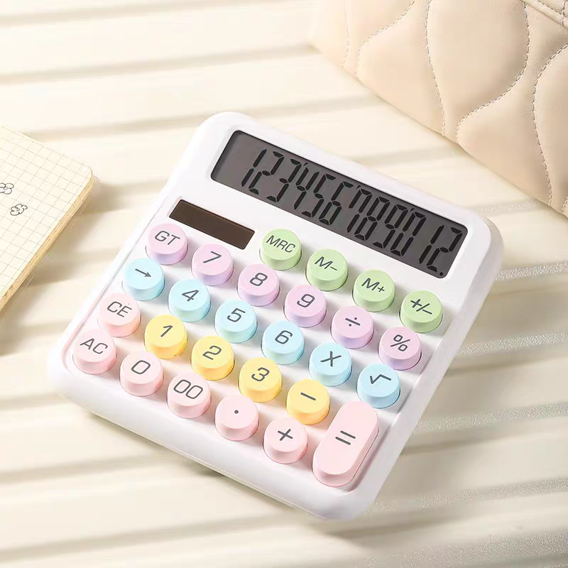 Pastel Aesthetic Calculator Solar / Battery Operated
