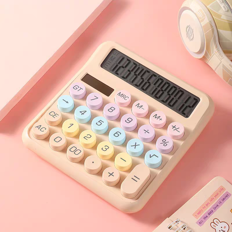 Pastel Aesthetic Calculator Solar / Battery Operated