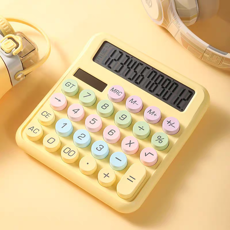 Pastel Aesthetic Calculator Solar / Battery Operated