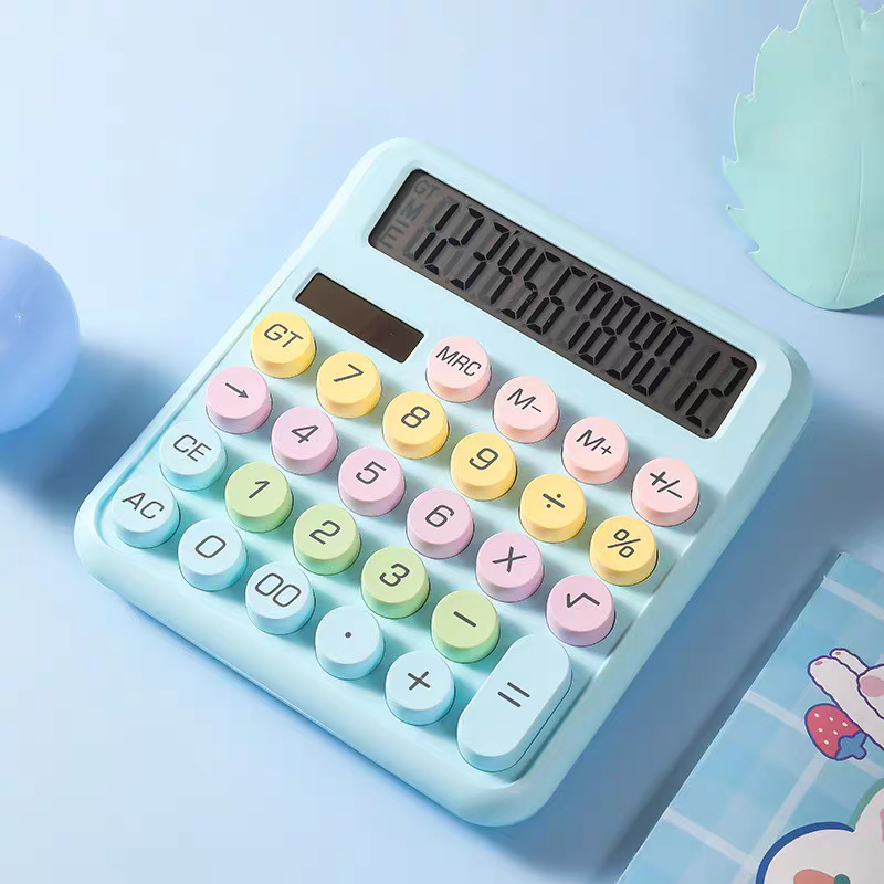 Pastel Aesthetic Calculator Solar / Battery Operated