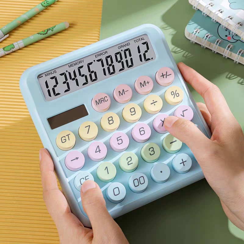 Pastel Aesthetic Calculator Solar / Battery Operated
