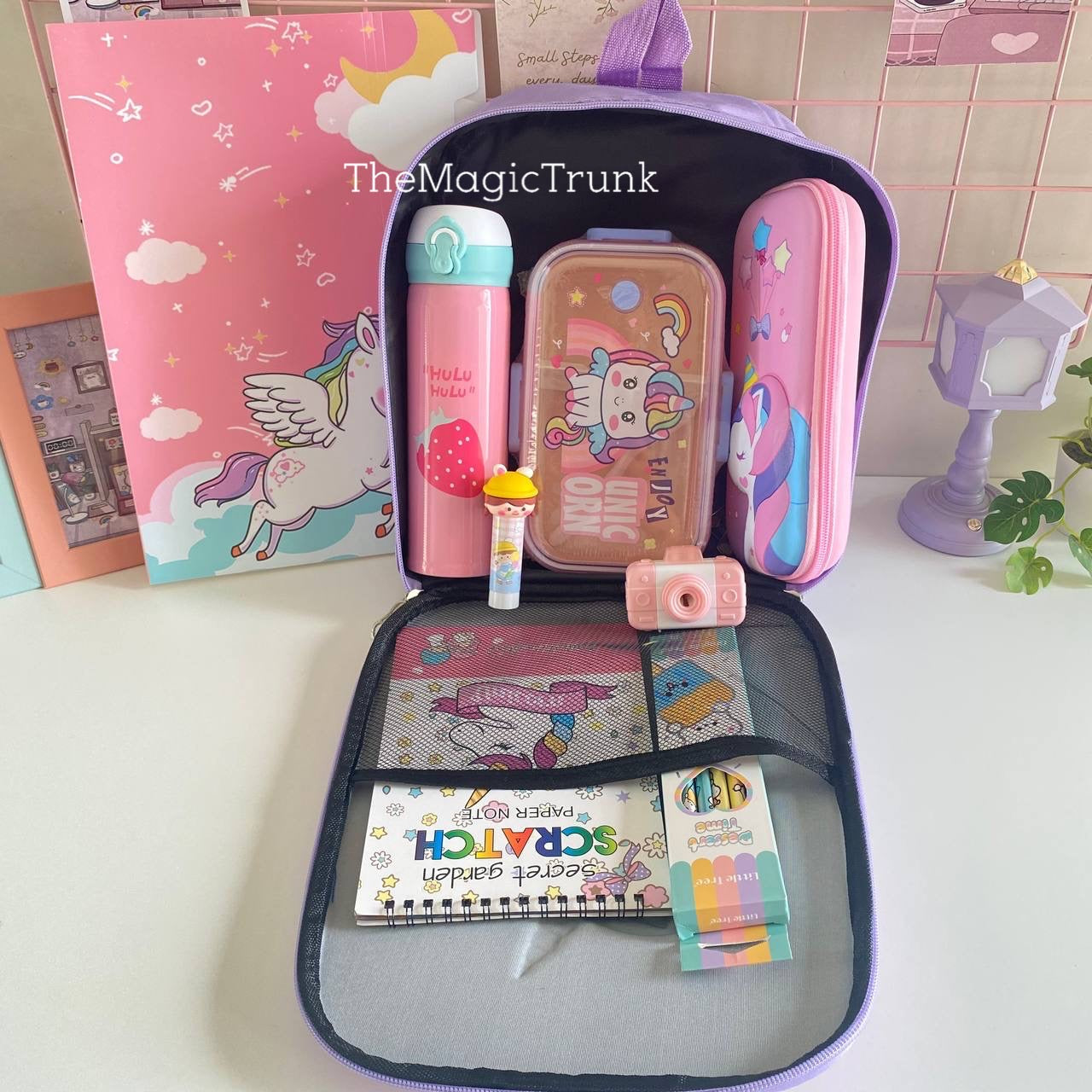 Ready to School Backpack Combo / Hamper For Girls