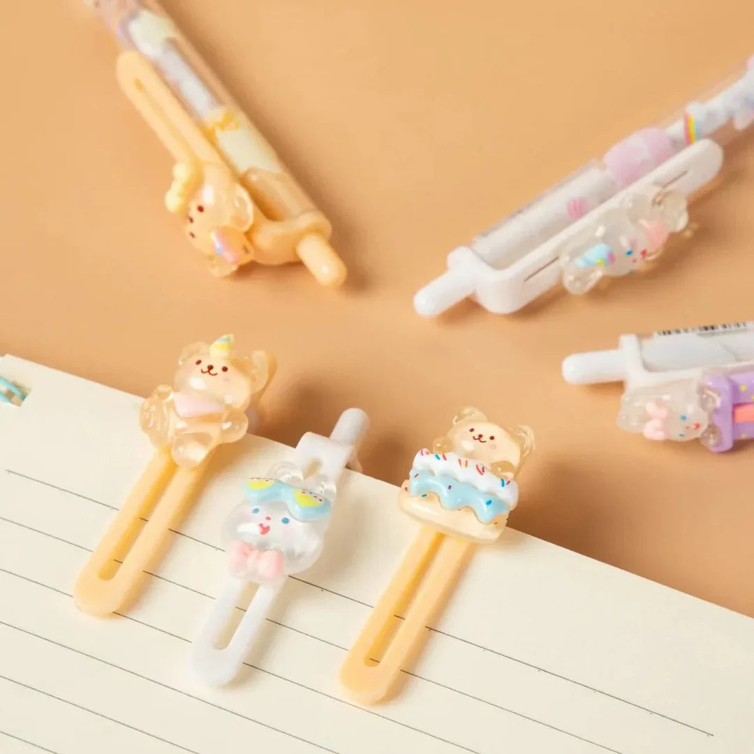 Bear and Bunny Party Gel Pen ( 2pc )