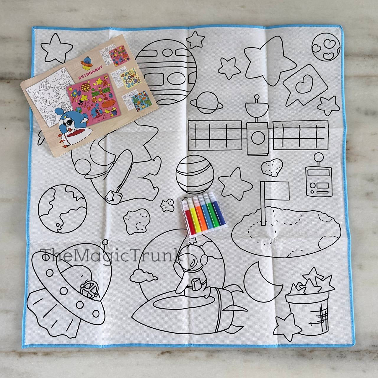 Coloring Mat Reusable and Washable ( 1pc )