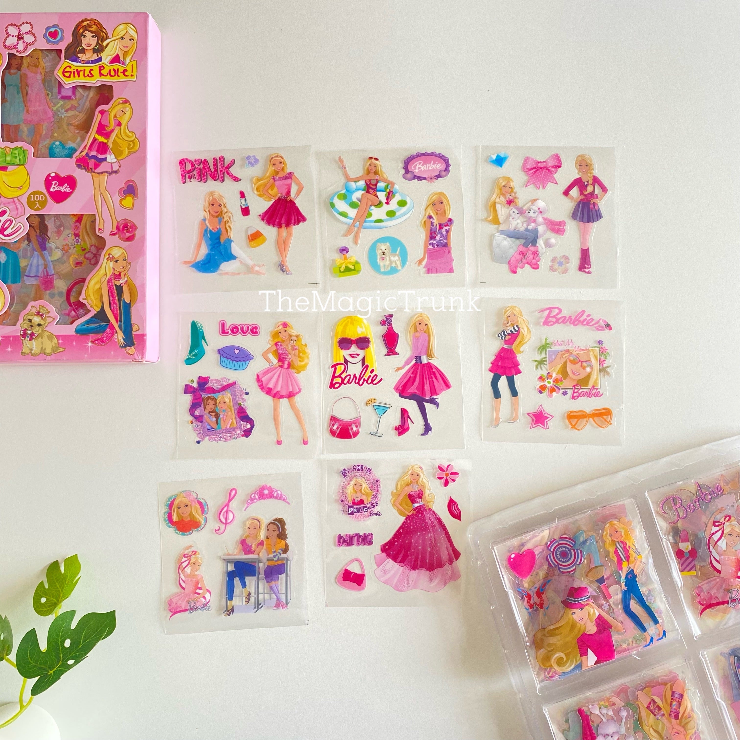 Barbie Princess Frozen Sticker Box ( 100 sheets )