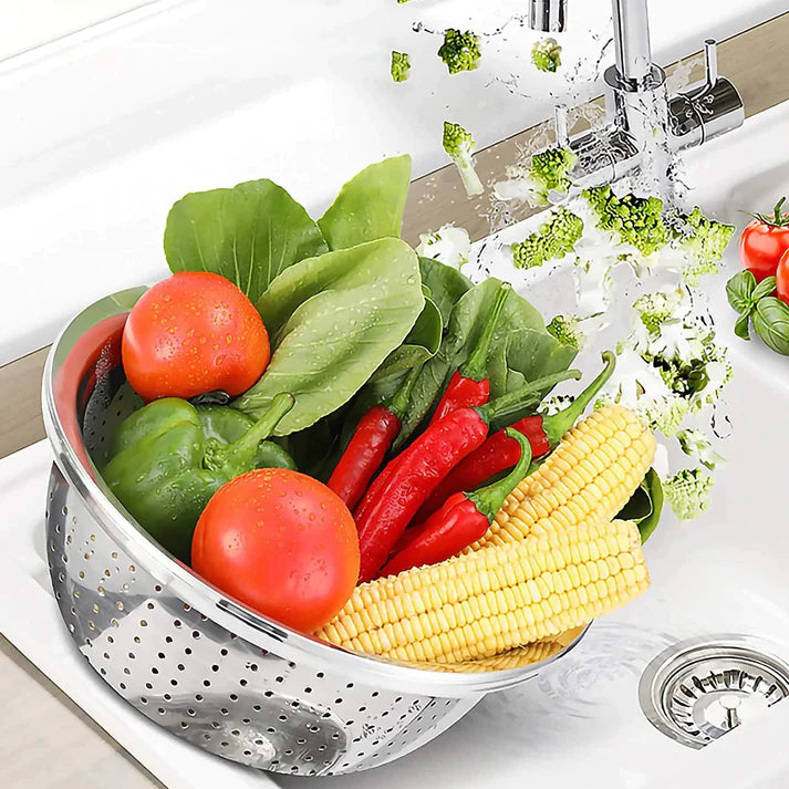 3 IN 1 Stainless Steel Colander