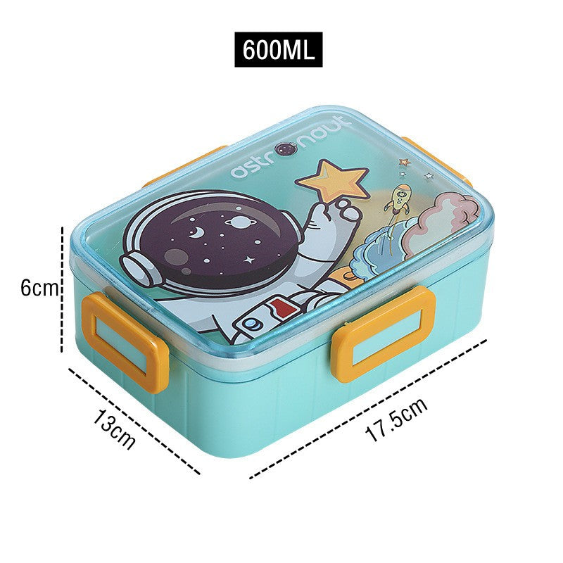 Character Lunch Box With Spoon & Container ( 1pc )