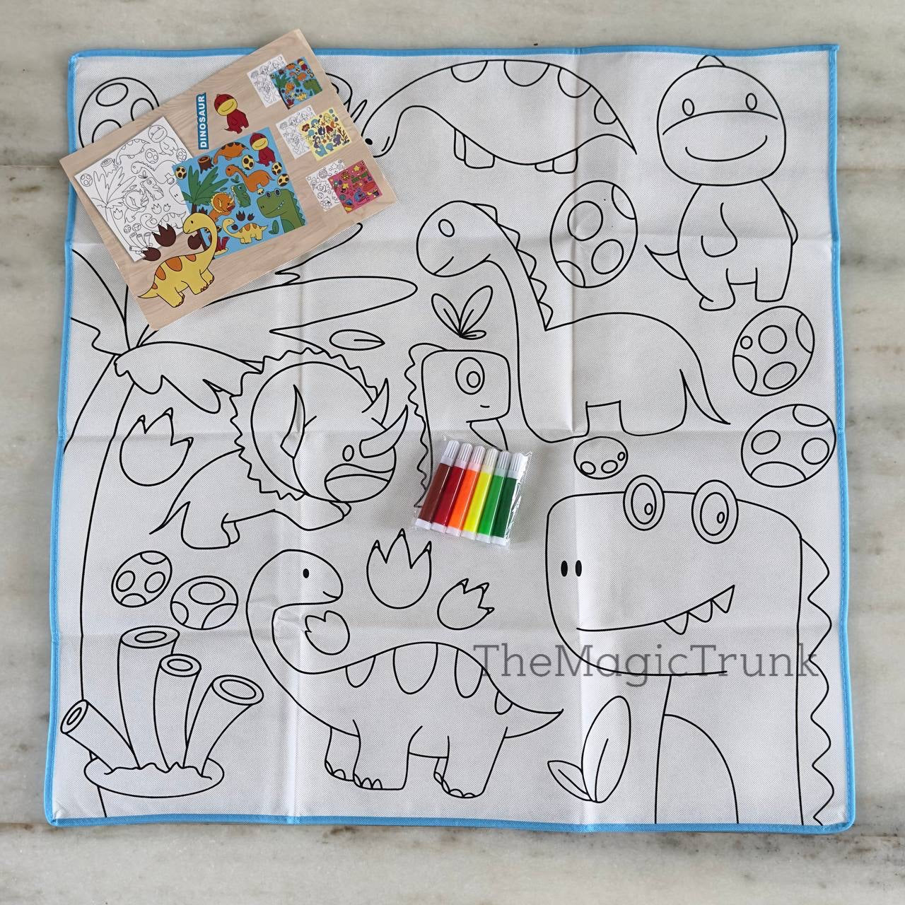 Coloring Mat Reusable and Washable ( 1pc )