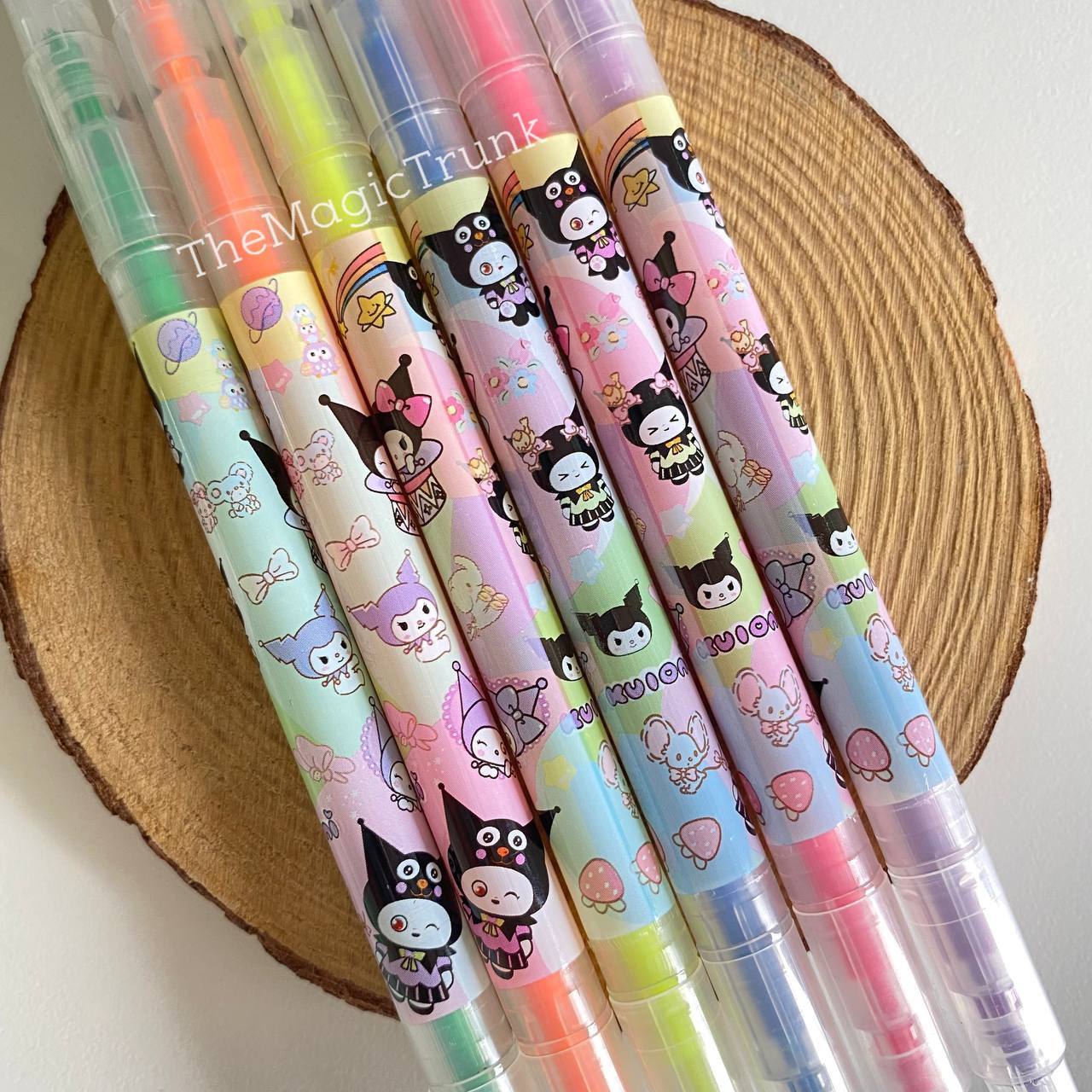 Kuromi Double Sided Highlighters Marker ( 6 pcs )