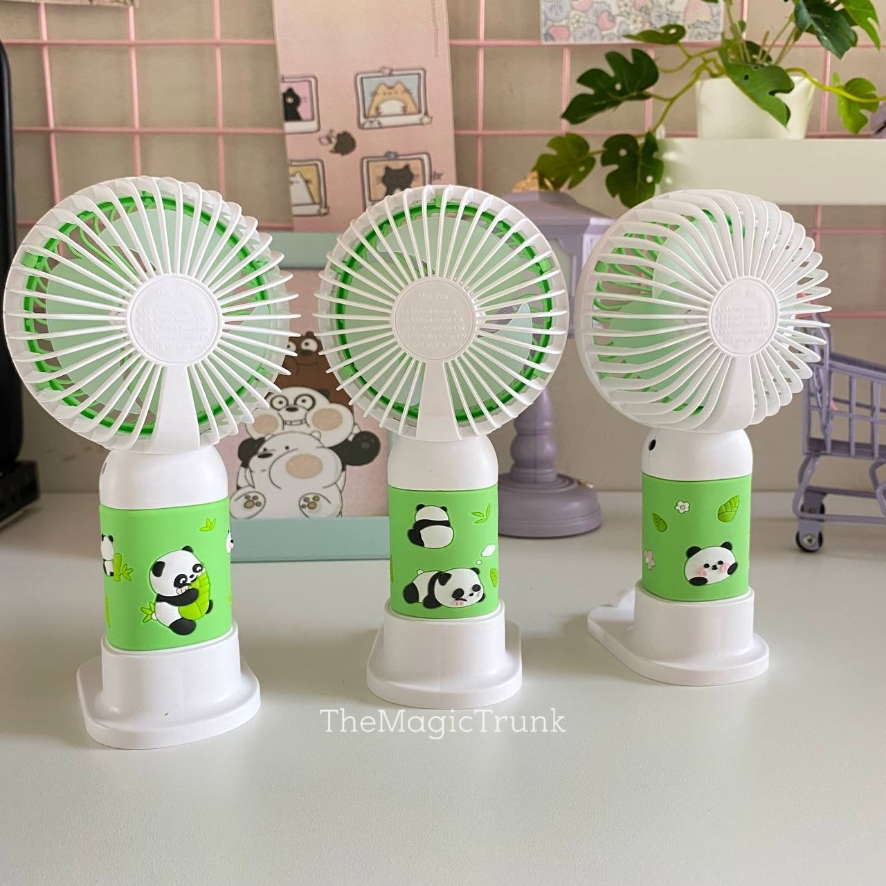 Panda Portable Rechargeable Hand Fan ( 1pc )