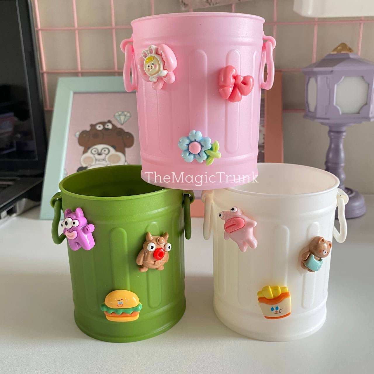 Pinteresty Bucket Pen Holder Stand ( 1 pc )