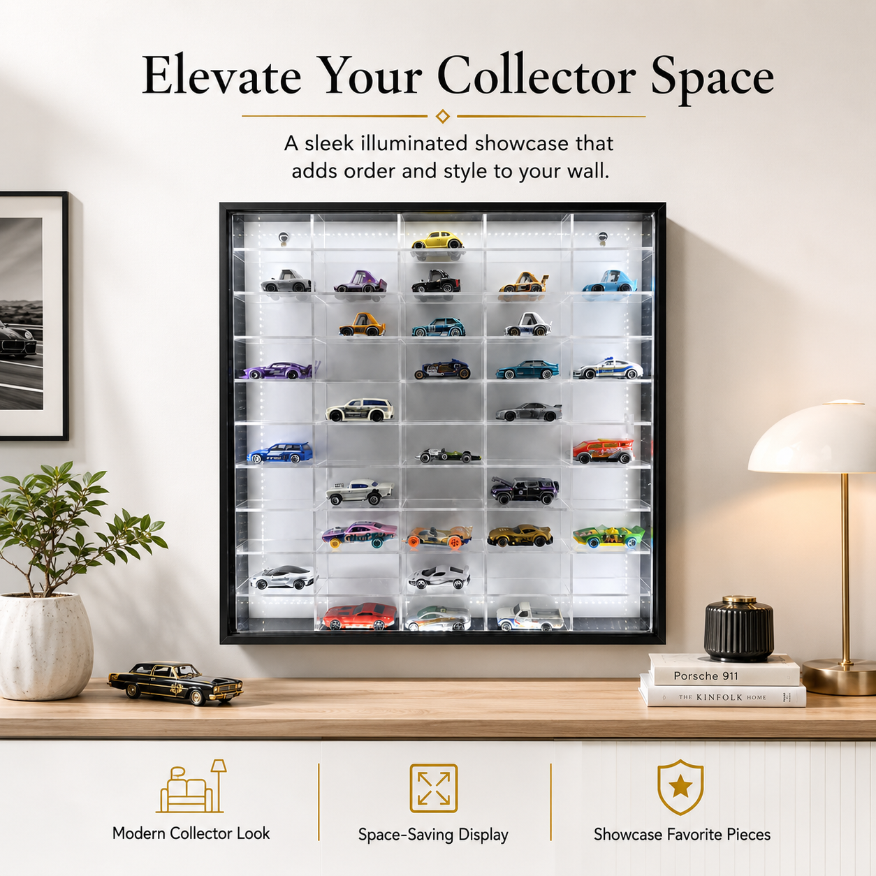 50 Compartments Display - LED