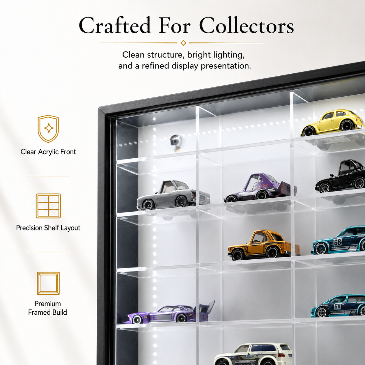 50 Compartments Display - LED