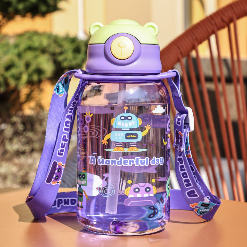 Cartoon Character Sipper Water Bottle 650ml ( 1pc )