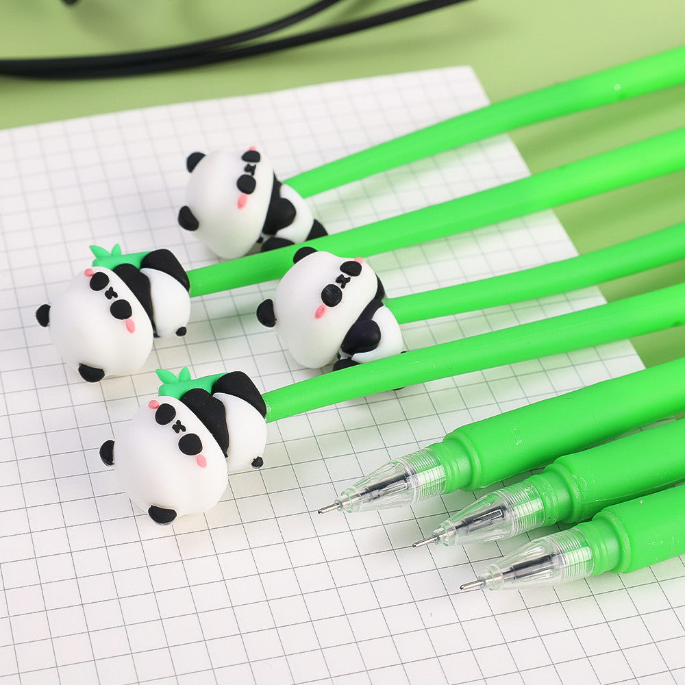 Panda Dancing Gel Blue Ink Pen ( 2pcs )