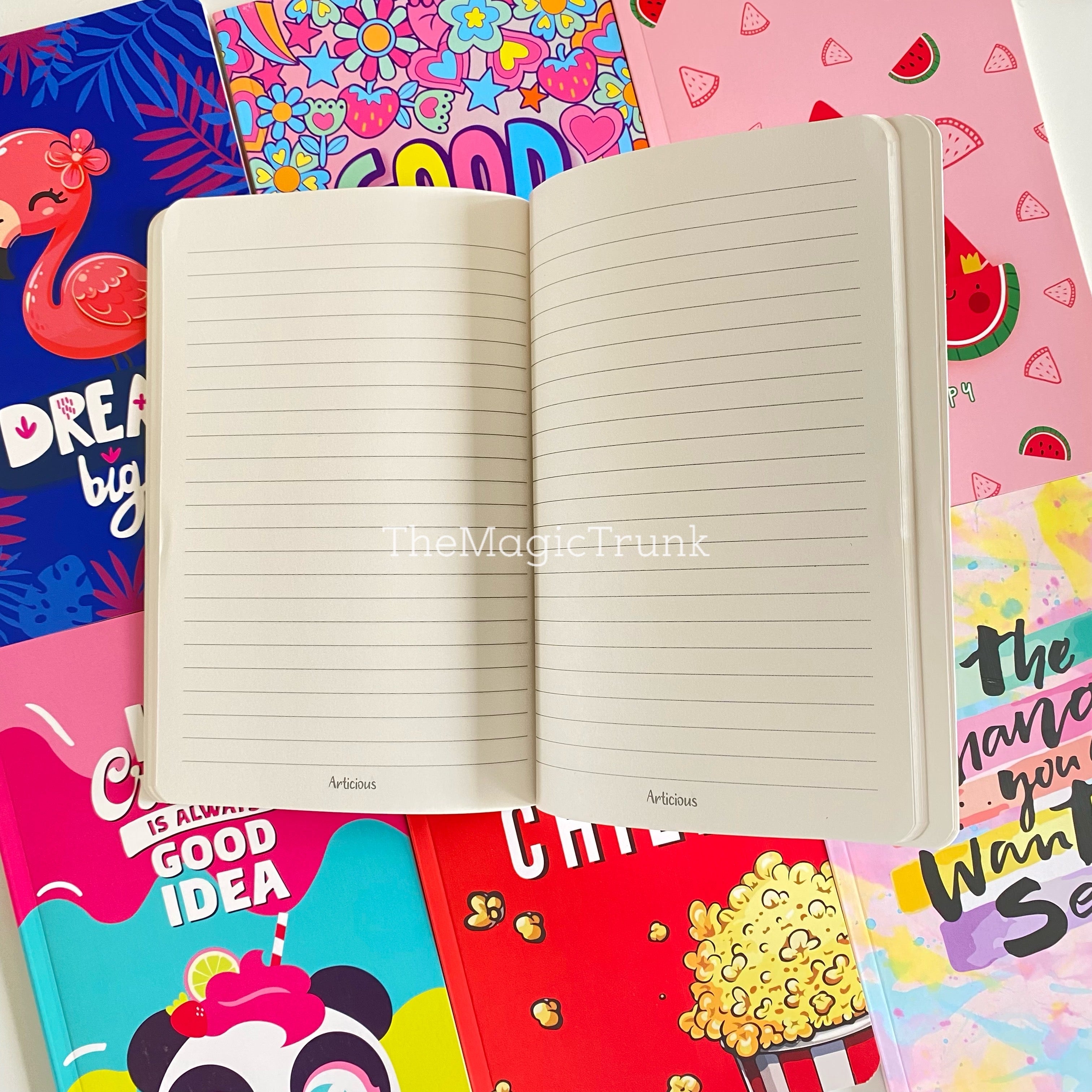 Quirky Quoted Notebook Diary A5 ( 1pc )