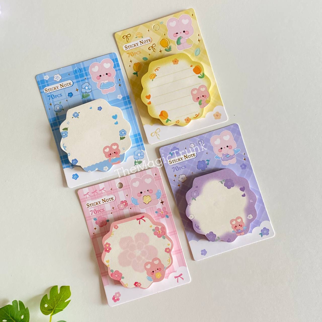 Bear Floral Sticky Note ( 1pc )