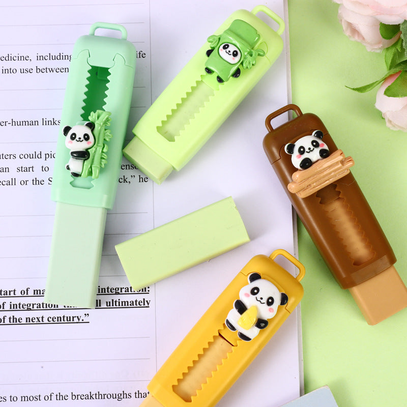 Panda Push Blade Eraser ( 1pc )