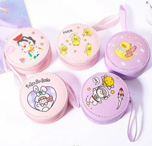 Kawaii Multipurpose Pouch Round ( 1pc )