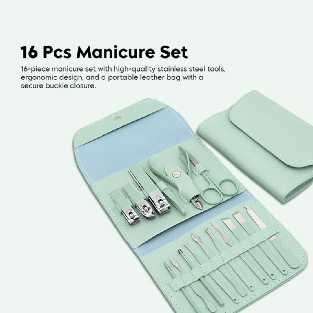 Exquisite Nail Clipper Set (16 Pcs)