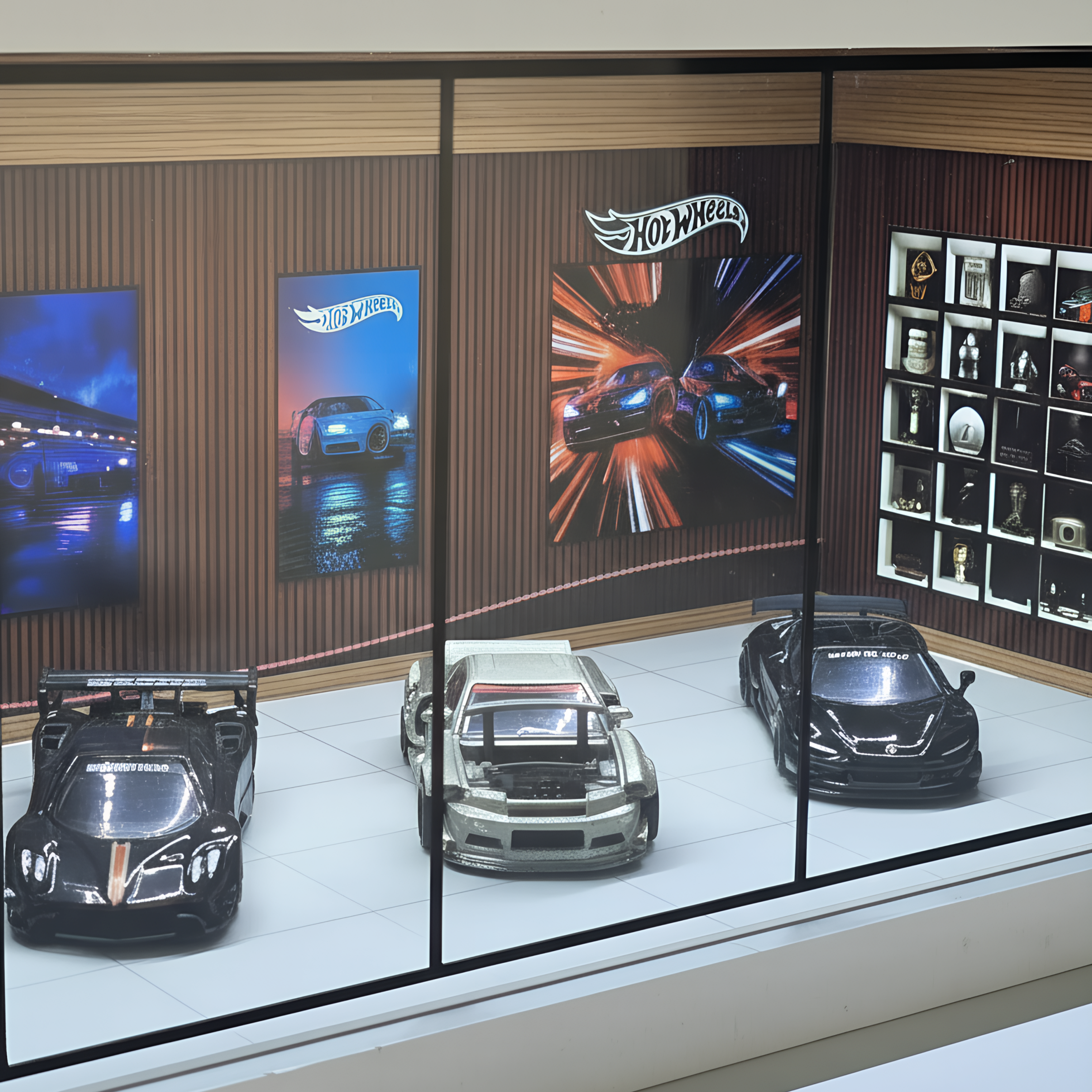 Luxury Miniature Car Showroom
