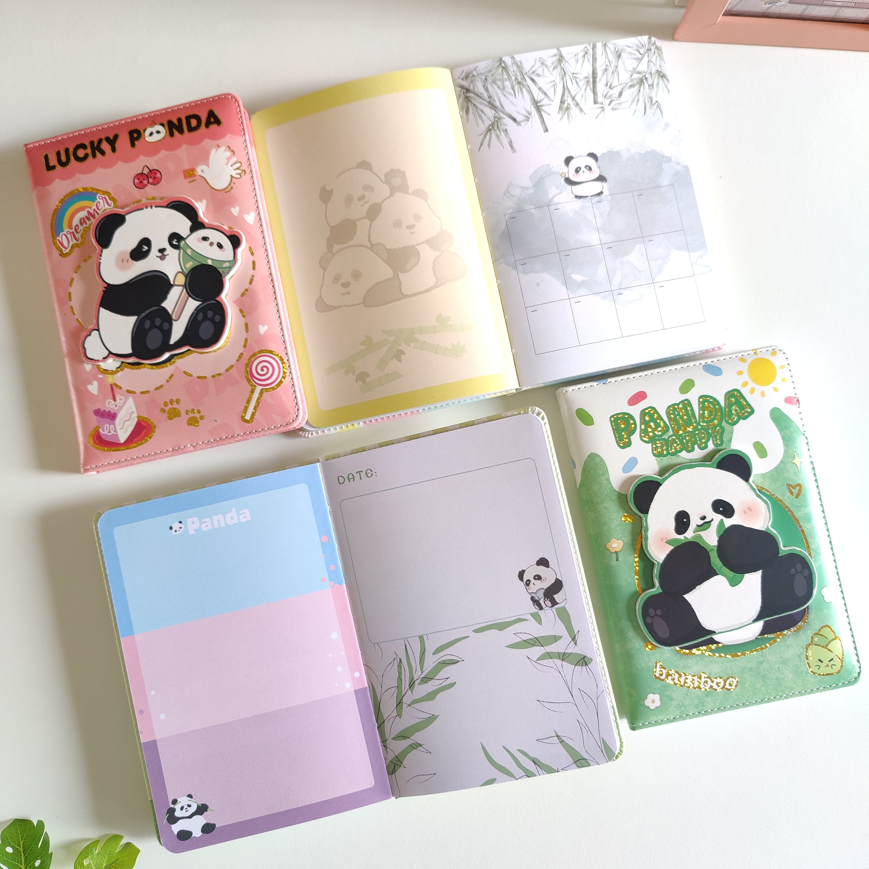 Panda Spinner Notebook Planner Diary A5 ( 1pc )