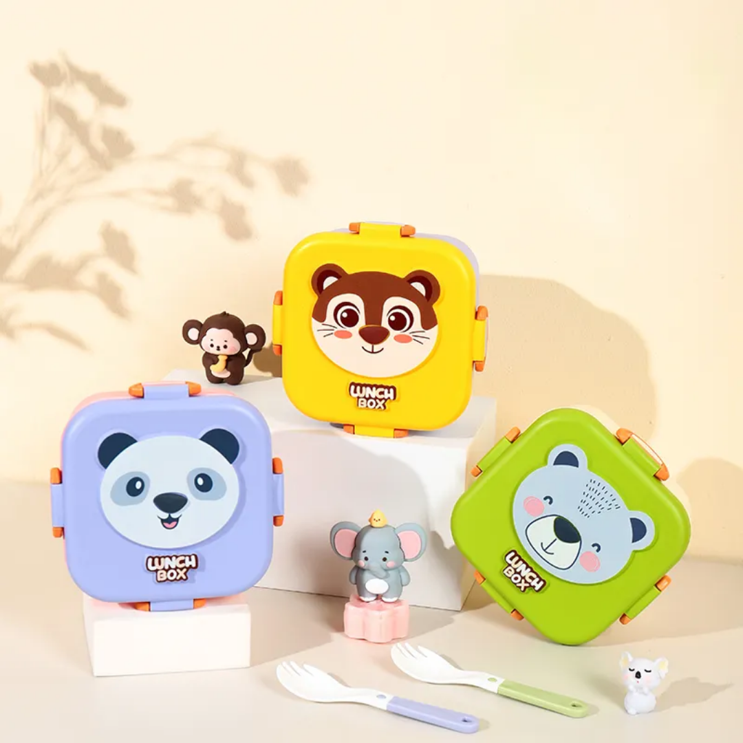 Cute Animal Snack Lunch Box ( 1pc )