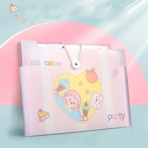 Kawaii File Document Folder A4 ( 1pc )