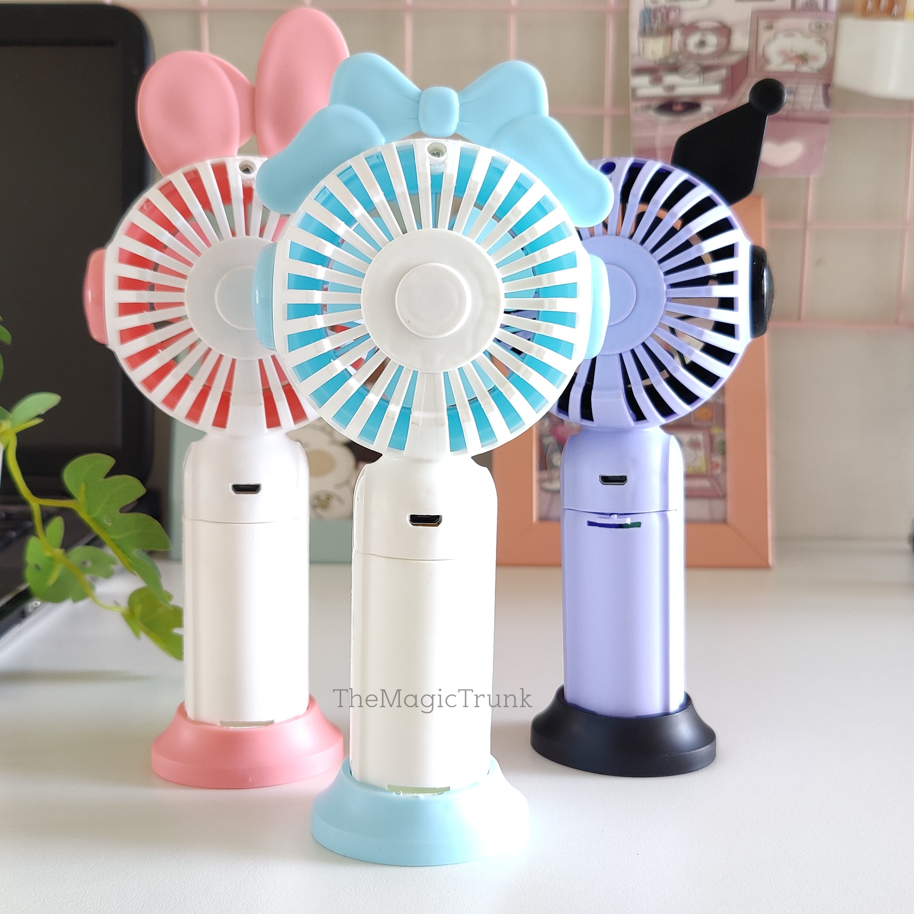 Sanrio Three Speed Fan Rechargeable ( 1pc )