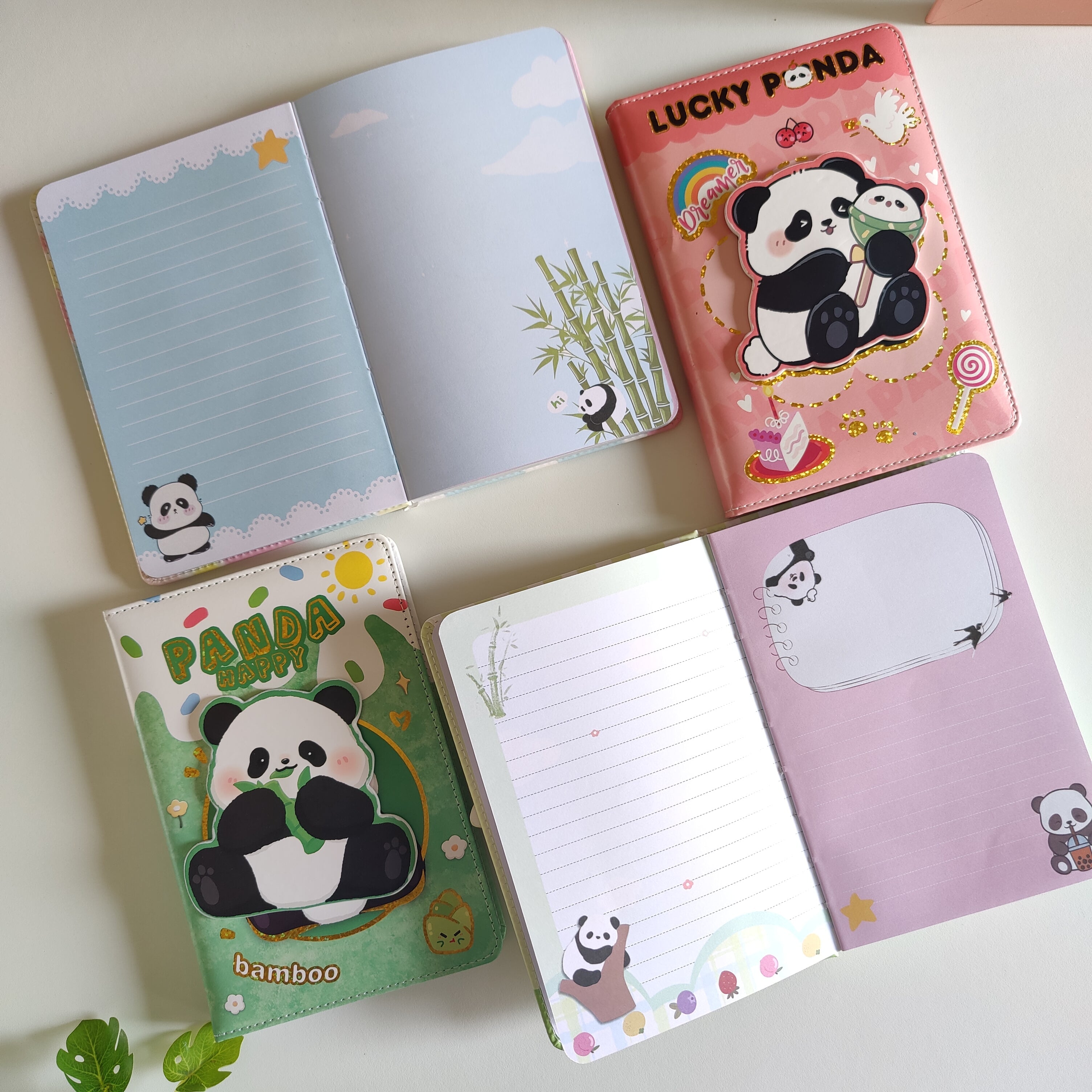 Panda Spinner Notebook Planner Diary A5 ( 1pc )