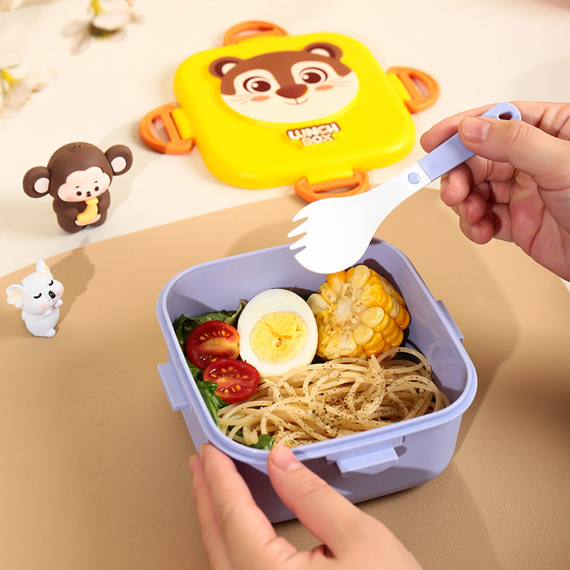 Cute Animal Snack Lunch Box ( 1pc )