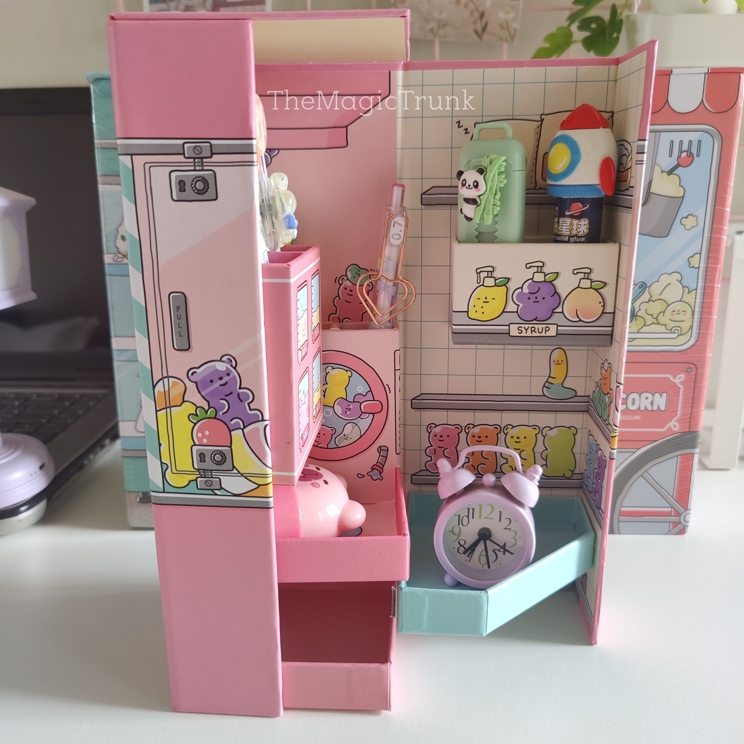 Kawaii Foldable Desk Organizer ( 1pc )