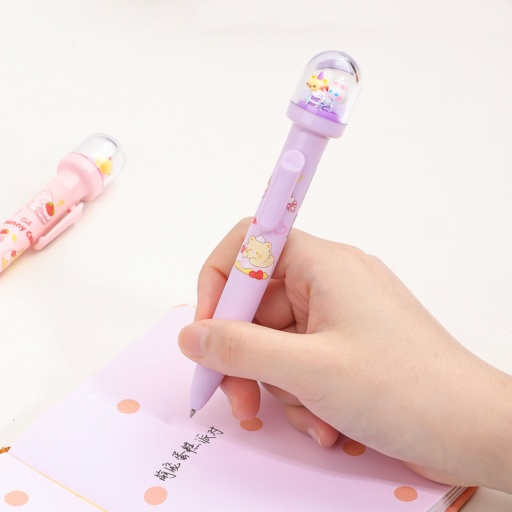 Bunny Cake Confetti Gel Pen ( 1pc )