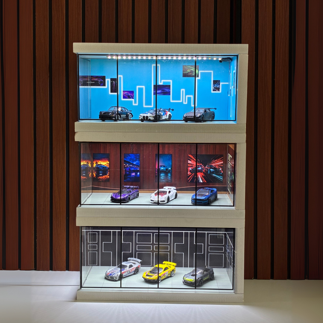 Luxury Miniature Car Showroom