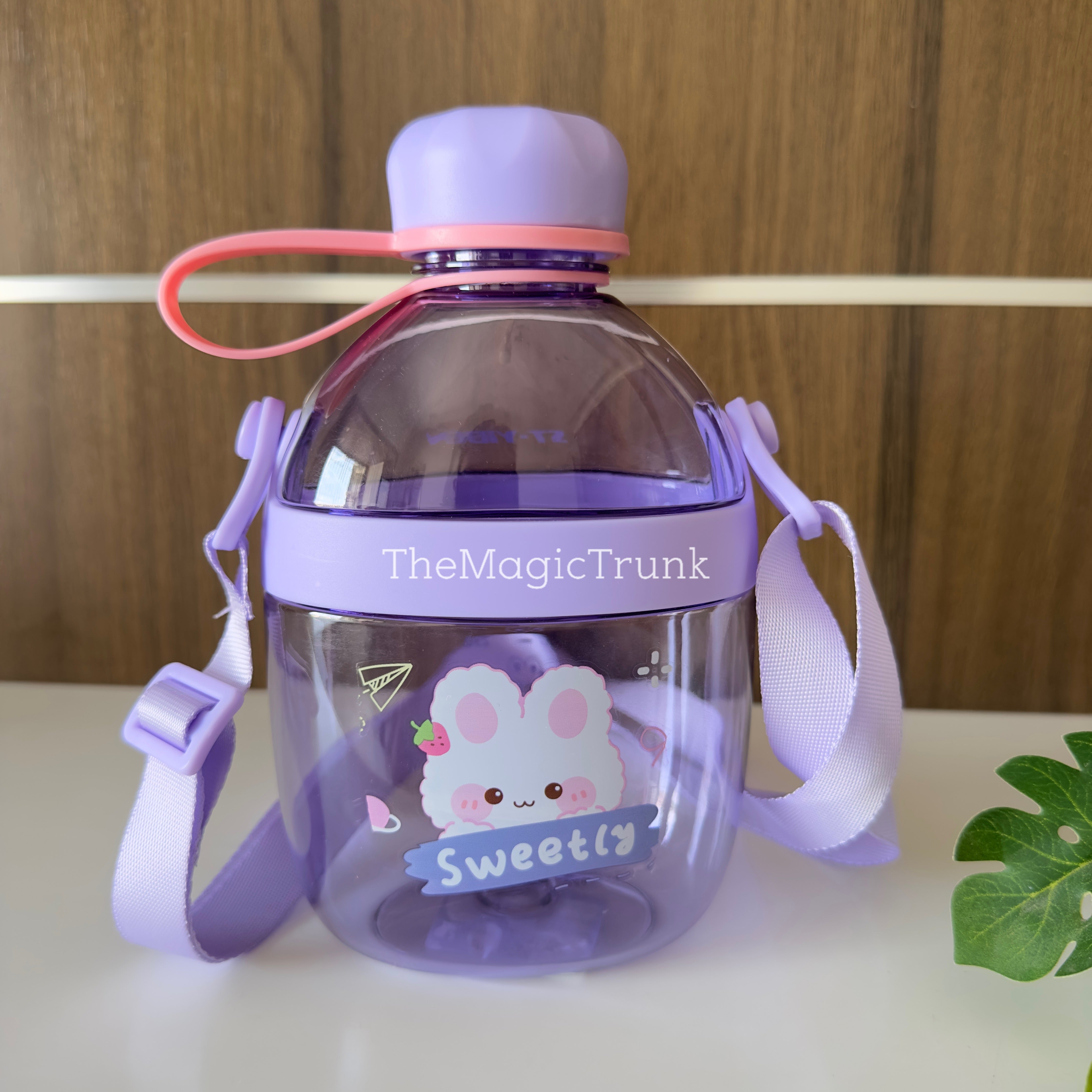 Cute Character Bear Panda Rabbit Water Bottles 650ML ( 1 pc )