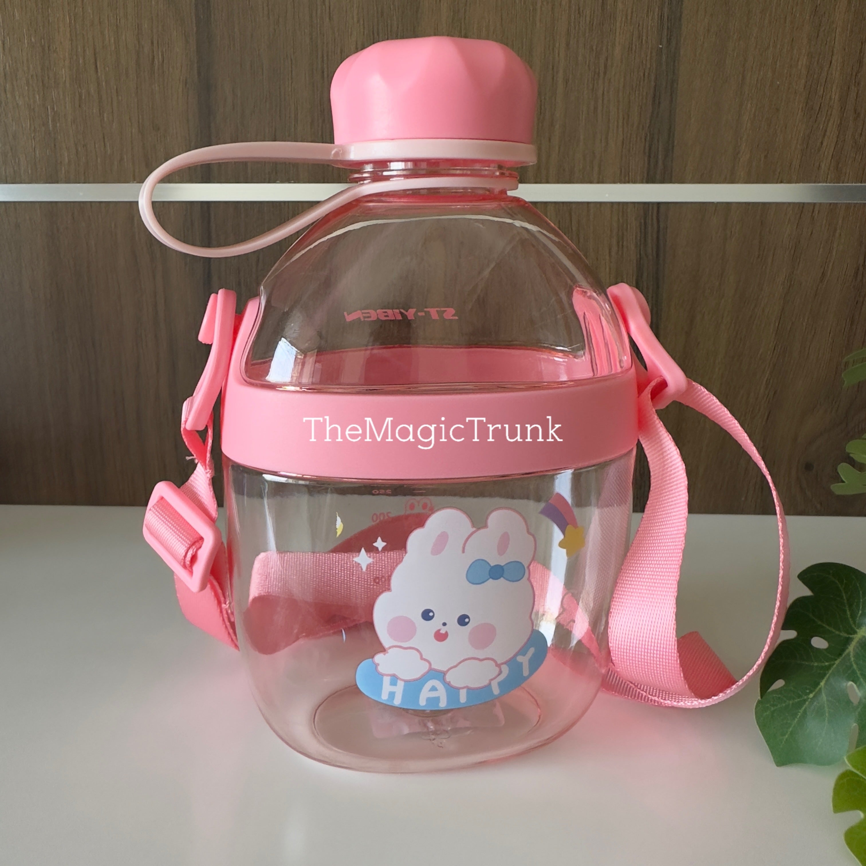 Cute Character Bear Panda Rabbit Water Bottles 650ML ( 1 pc )